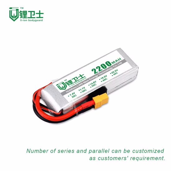 Batteria Lipo ricaricabile Lws Batteria agli ioni di litio OEM da 3.7 V 850 mAh 1000 mAh 1300 mAh 1500 mAh 2200 mAh 4000 mAh 5000 mAh 6000 mAh 7200 mAh per Uav